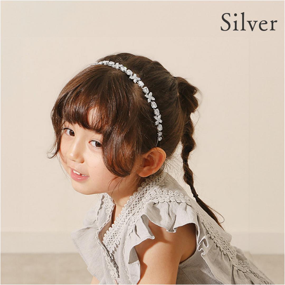 RORA カチューシャ 細め 通販 ローラ エイヴァ ヘッドドレス ヘアアクセサリー 髪飾り キッズ 子供 子ども こども 女の子 女子 キラキラ ビジュー フォーマル おしゃれ かわいい 入園式 卒園式 入学式 卒業式 発表会 結婚式 キッズファッション ゴールド ・