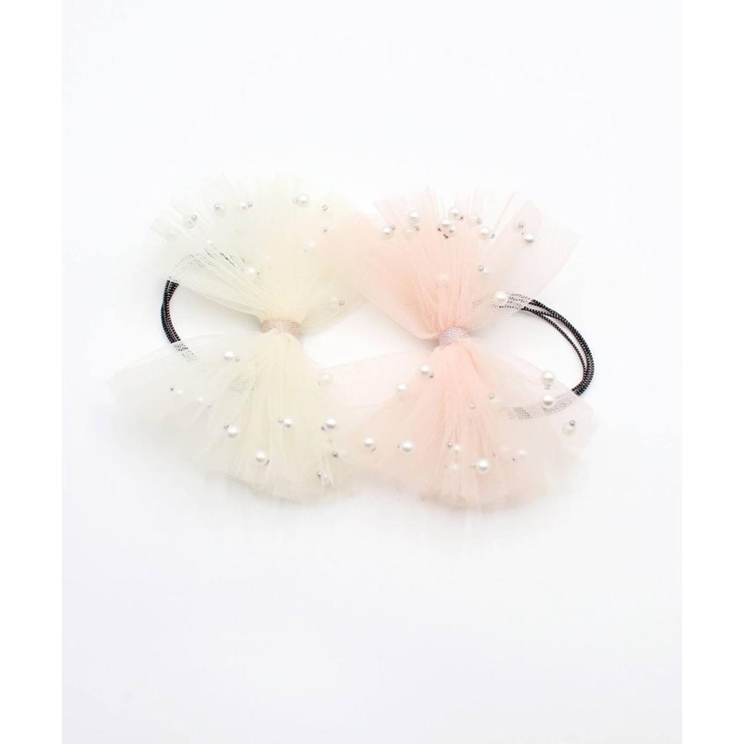 リボン 大きめ ヘアゴム キッズ 通販 ヘア ゴム 髪飾り 子供 子ども 子供用 女の子 卒園式 入学式 卒業式 ピアノ発表会 おしゃれ かわいい 結婚式 キラキラ パール フォーマル ヘアアレンジ ヘアーアクセサリー ヘアアクセサリー キッズファッション クリーム FREE