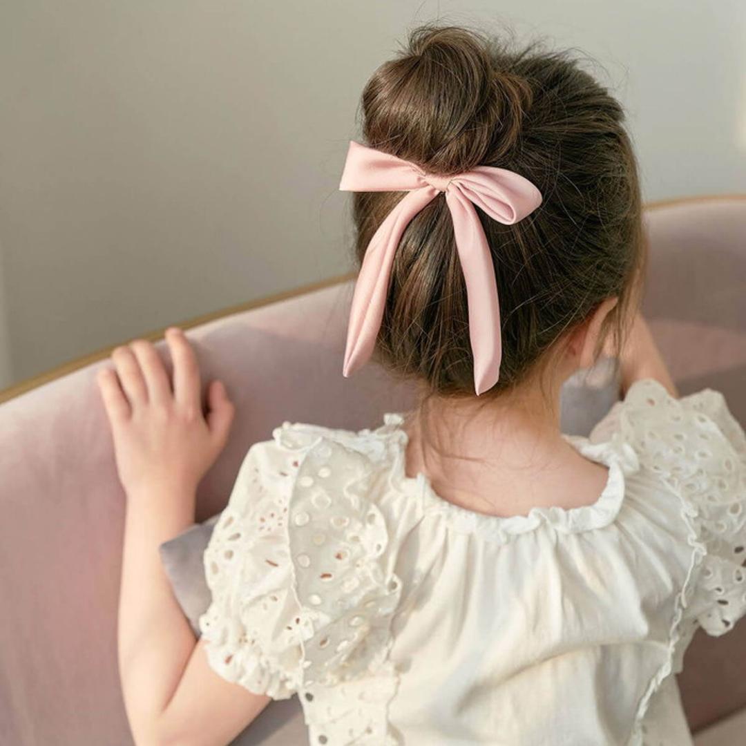 Rora キッズ ヘアゴム リボン 通販 パステルカラー 58292201 ちゅきちゅきリボンヘアゴム 小さめ 女の子 大人っぽい 卒園式 入学式 結婚式 発表会 おしゃれ 可愛い オシャレ かわいい ヘアアレンジ ヘアーアクセサリー ヘアアクセサリー キッズファッション ベビーピンク フリー