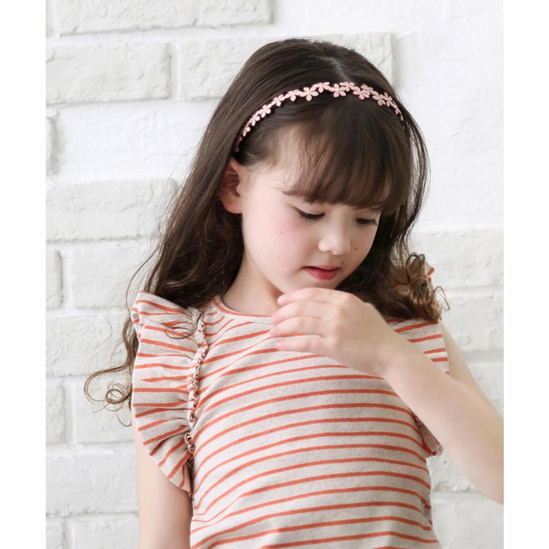 Rora カチューシャ キッズ 通販 ローラ リッツ フラワーカチューシャ ヘアバンド 髪飾り 髪留め お花 発表会 結婚式 卒園式 入学式 女の子 女子 かわいい おしゃれ 子供 子ども こども ヘアーアクセサリー ヘアアクセサリー キッズファッション クリーム フリー