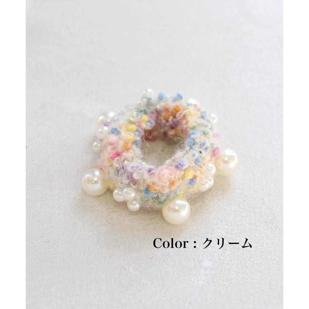 パール ヘアゴム キッズ 通販 シュシュ 髪飾り 子供 子ども こども 女の子 卒園式 入園式 入学式 卒業式 フォーマル 結婚式 ピアノ発表会 かわいい おしゃれ 普段使い シンプル ニット 可愛い ヘアアレンジ ヘアアクセサリー キッズファッション ブラック フリー
