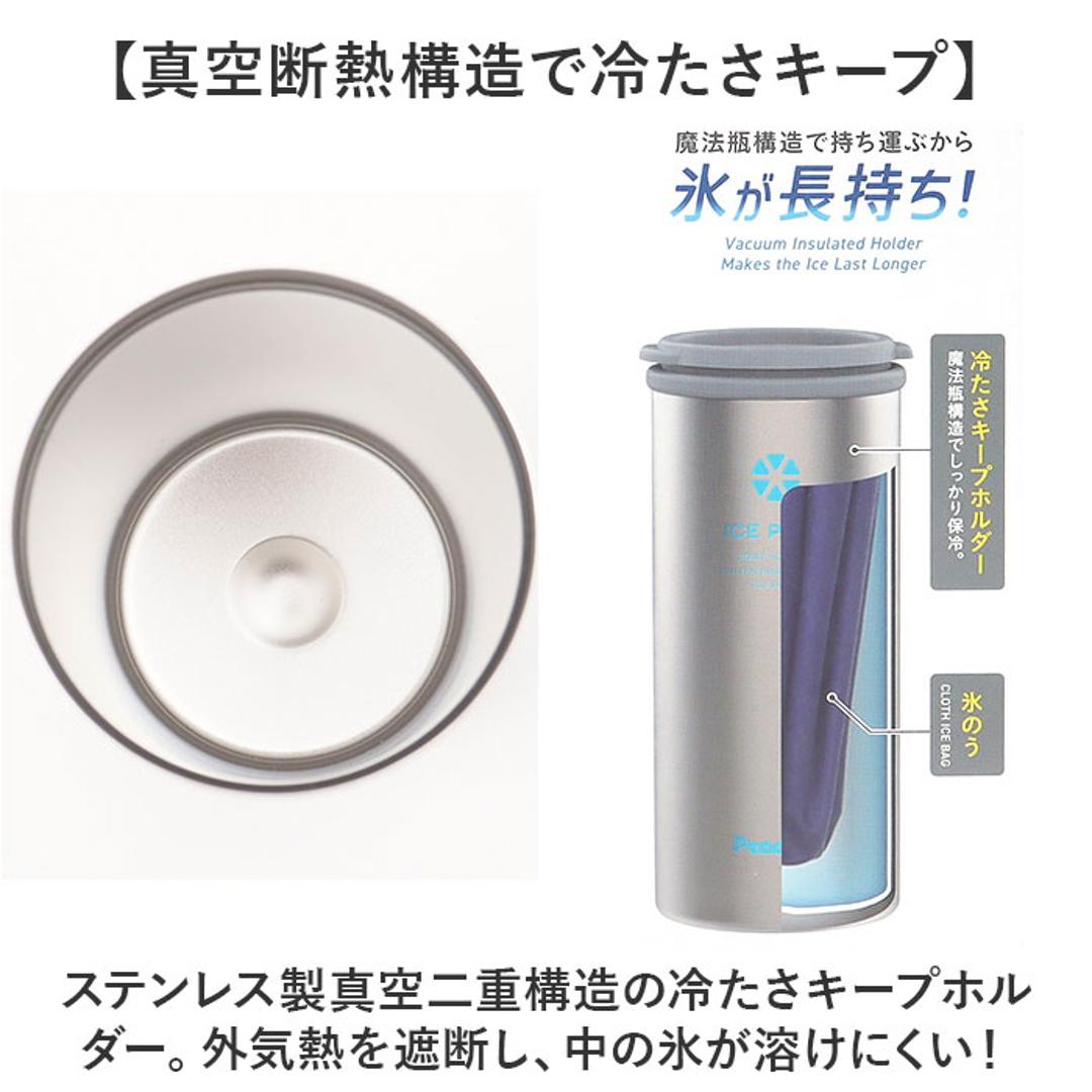 ピーコック 氷嚢 ABC-50 通販 peacock アイスパック 氷のう アイスバッグ ひょうのう スポーツ 発熱 アイシング 布製 大きめ 500ml缶 缶ホルダー 通学 通勤 アウトドア ピーコック魔法瓶 冷却グッズ 暑さ対策用品 健康グッズ ステンレス ・