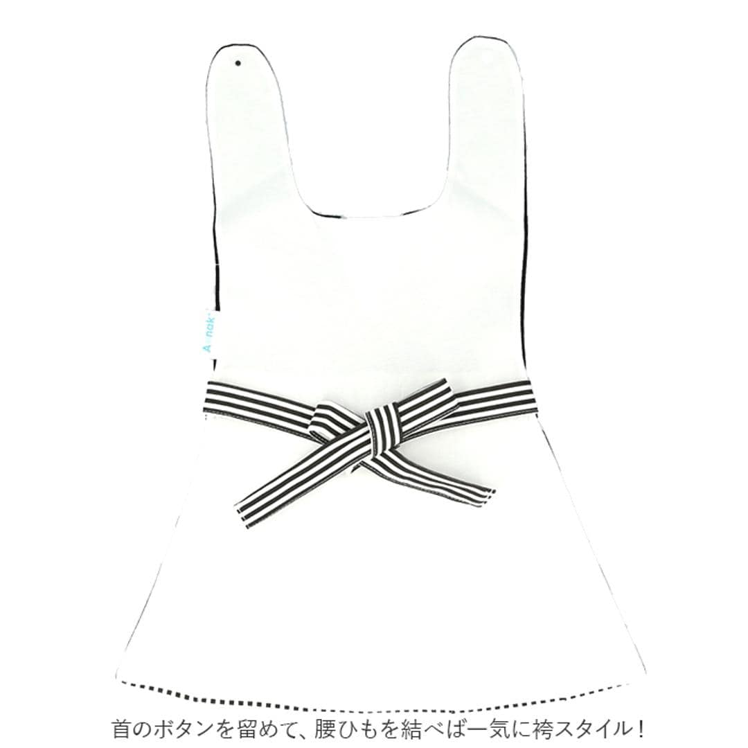 スタイ おしゃれ 男の子 通販 袴スタイ はかまスタイ ビブ おもしろ よだれかけ よだれ掛け 袴 はかま 和服 着物 イベント お参り お祝い 写真撮影 フォト 記念撮影 出産祝い 誕生祝 お宮参り お食い初め 初節句 誕生日 黒 ・