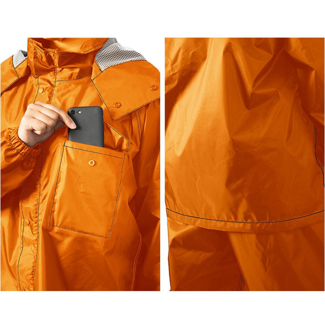 Makku マック レインスーツ AS-5050 通販 レインコート 雨具 レインウェア レインウエア 雨合羽 合羽 カッパ レインパンツ レインジャケット 上下 セット 無地 シンプル メンズ レディース 男女兼用 ユニセックス 通勤用 通学用 登山 ゴルフ ネイビー Mサイズ