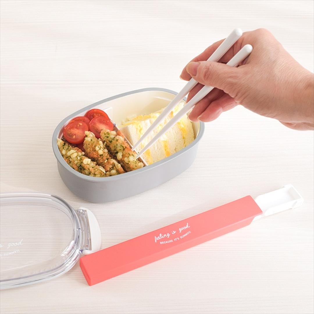 お弁当 箸セット 通販 日本製 お箸セット 箸 セット お弁当用 カトラリーセット ランチ 弁当用箸 携帯用箸 お箸 18cm ケース付き スライドケース カトラリー 大人 高校生 中学生 おしゃれ かわいい 弁当用カトラリー 携帯用カトラリー 食器 ピンク ・