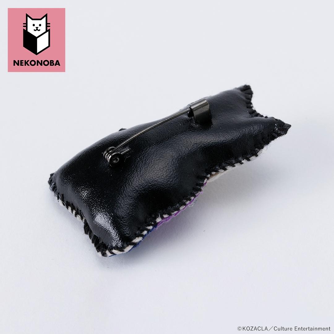 NEKONOBA グッズ 通販 ネコノバ 猫 刺繍 ブローチ 刺繍ブローチ 刺繍バッジ バッジ バッチ 手縫い ハンドメイド 2個セット ねこ ネコ 猫グッズ ねこ茶商 かわいい おしゃれ 可愛い オシャレ レディースアクセサリー レディースジュエリー ねこ茶商 ・