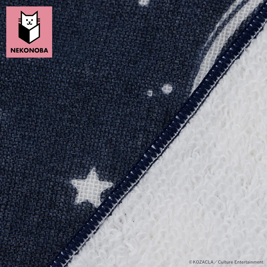 NEKONOBA 通販 ガーゼハンカチ ハンカチ SPACE NYASA ネコノバ 柔らかガーゼ ハンカチタオル かわいい カワイイ ガーゼパイル生地 猫グッズ ハンドタオル おしゃれ ガーゼ 持ち歩き 携帯 吸水 コンパクト SPACENYASA ・