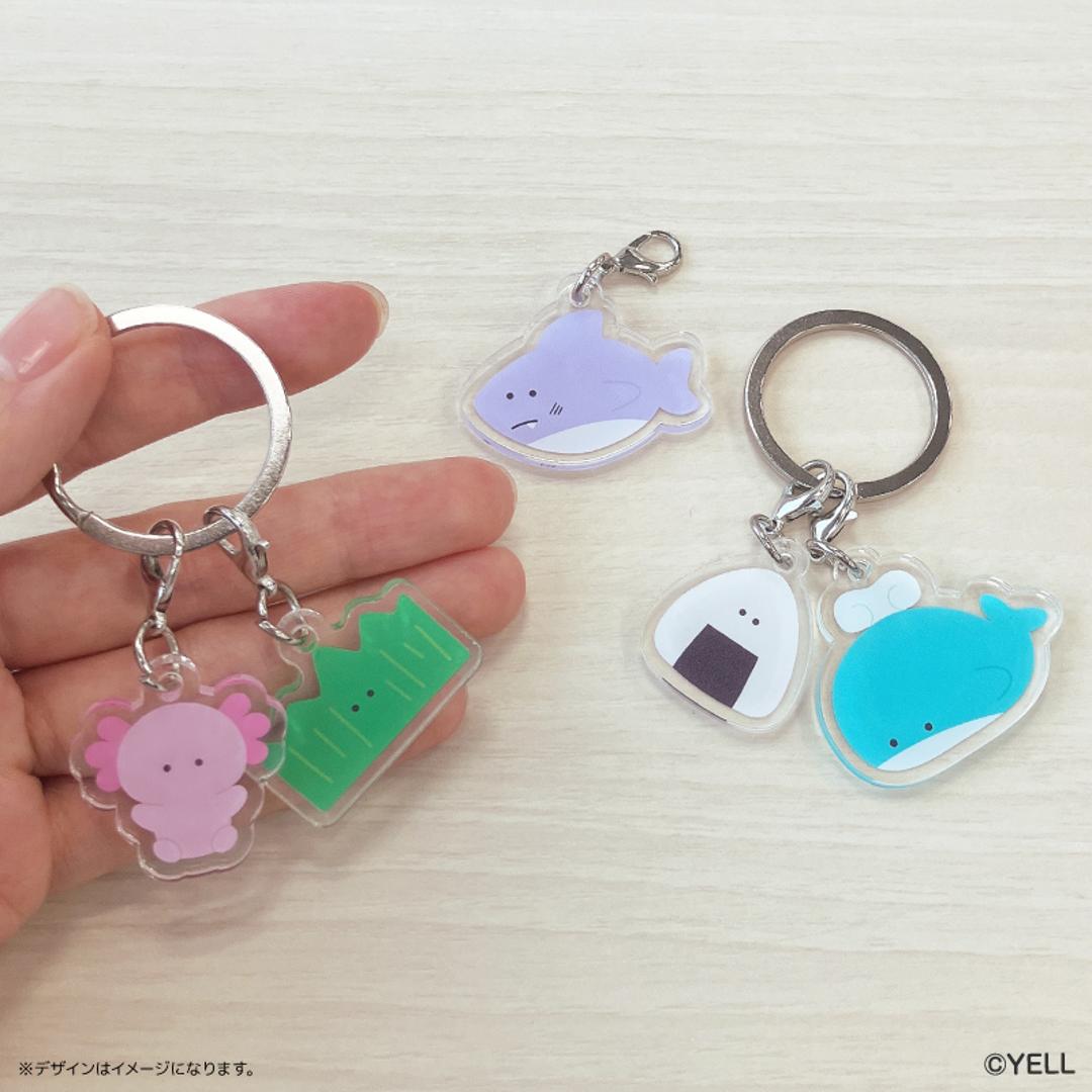 つぶらな瞳 グッズ 通販 つぶらな瞳の仲間達 キーホルダー アクリルキーホルダー キーリング キーチャーム アクキー バッグチャーム キャラクター イラスト チャーム 可愛い かわいい おしゃれ オシャレ 推し活 推しグッズ 小物 つぶらな瞳の水族館 ・