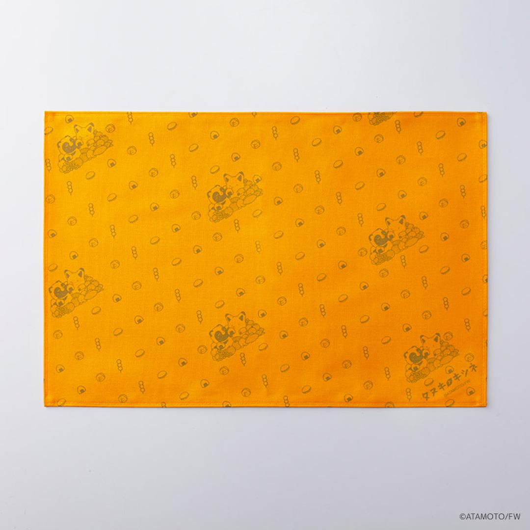 タヌキとキツネ グッズ 通販 満腹なタヌキとキツネ ランチョンマット テーブルマット ランチマット プレイスマット プレースマット 食卓マット かわいい キャラクター 30×45cm?? 可愛い テーブルリネン キッチンファブリック 配膳用品 キッチン用品 満腹なタヌキとキツネ ・