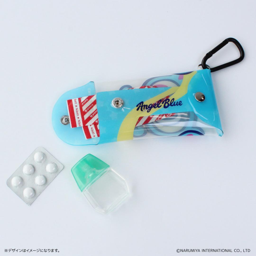 ナルミヤキャラクターズ グッズ 通販 エンジェルブルー ナルミヤ NARUMIYA ポーチ クリアポーチ カラビナ クリアマルチケース クリアケース 化粧ポーチ 女の子 小学生 女子 中学生 ブランド キャラクター かわいい 可愛い おしゃれ オシャレ ナカムラくんアップ ・