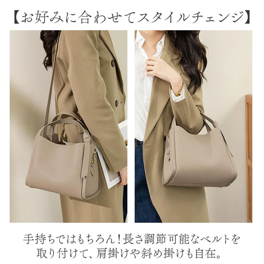 ショルダーバッグ ハンドバッグ 2WAY 通販 ハンドバック ショルダーバック ショルダー キューブバッグ 肩掛け 斜めかけ ななめかけ トートバッグ トートバック 手提げ トート スクエア レザー シンプル 上品 高級感 レディース かわいい おしゃれ ブラウン ・