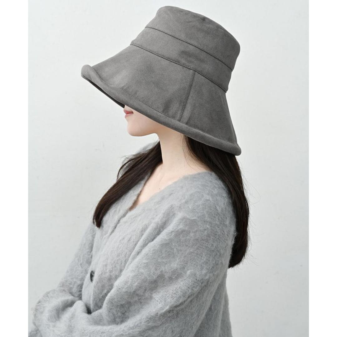 ハット レディース 大きめ 通販 つば広帽子 冬 洗える 帽子 つば広 ツバ広 秋冬 秋 折りたたみ たためる 抗菌 スエード調 日除け 日よけ きれいめ 女性 女の子 サイズ調整 554630 スエードカジュアルハット ハット帽子 レディース帽子 BE ・