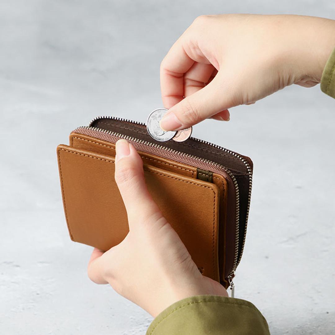 財布 メンズ 二つ折り 通販 二つ折り財布 本革 lee 財布 ブランド サイフ ブラウン ブラック お財布 レザー 父の日 プレゼント バレンタインデー おしゃれ ギフト ファスナー 高校生 大学生 シンプル 小銭入れあり コインケース コンパクト クロ ・