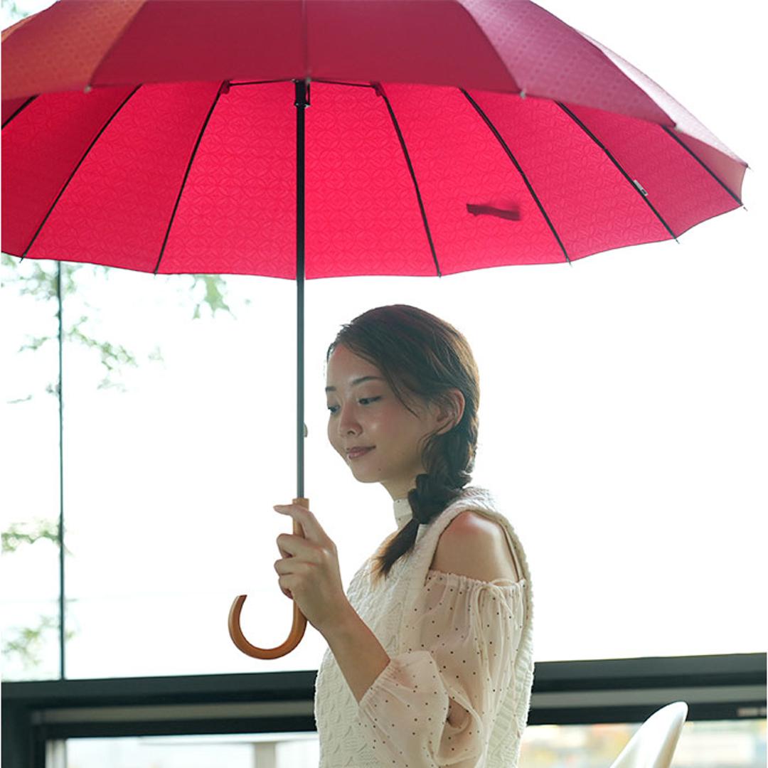 mabu 傘 マブ SMV-4228 通販 長傘 16本骨 晴雨兼用傘 雨傘 日傘 晴雨兼用長傘 かさ カサ 手開き 60cm 60センチ おしゃれ 柄 シンプル オシャレ レディース メンズ 女性 男性 婦人 紳士 通勤 通学 UVカット 婦人傘 紳士傘 山吹 ・