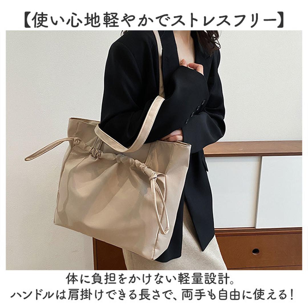 トートバッグ レディース 軽量 通販 肩掛けトートバッグ おしゃれ トートバック 肩掛けバッグ 肩掛けカバン 肩掛け鞄 マザーズバッグ 大きめ 大容量 ママバッグ オシャレ レディースバッグ 通勤 通学 ファスナー付き シンプル かわいい 可愛い ホワイト ・
