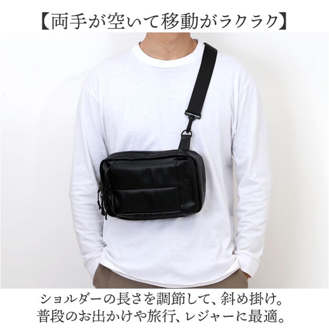 L.R.M バッグ NC-1072-1 通販 ボディバッグ ボディーバッグ 斜めがけバッグ ボディバック ボディーバック ワンショルダーバッグ メンズ かっこいい レディース 小さめ 大容量 おしゃれ 通勤 通学 旅行 アウトドア サブバッグ メンズバッグ ネイビー ・