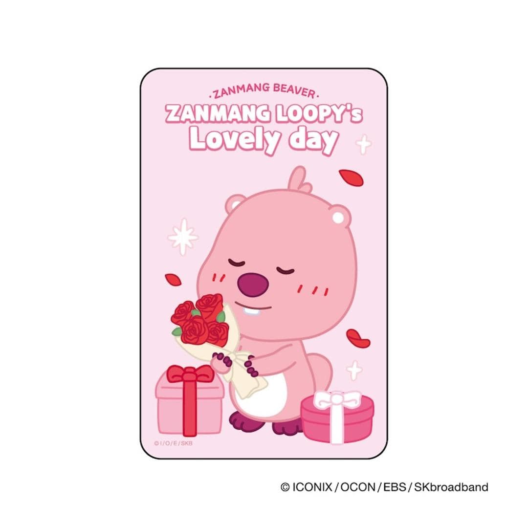 ジャンマンルピー グッズ 通販 じゃんまんるぴー ZANMANG LOOPY ステッカー シール ステッカーシール まじかる百貨店ステッカー 4947864092030 かわいい おしゃれ 可愛い 韓国アニメ キャラクター レンチキュラー スマホ裏 文房具 じゃんまんるぴー ・