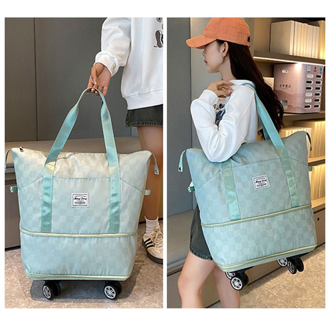 ボストンバッグ 旅行 拡張 通販 旅行バッグ 大容量 キャリーバッグ トラベルバッグ 多機能旅行バッグ 鞄 かばん バック キャリーオン レディース メンズ 3way トートバッグ キャスター付き 機内持ち込み おしゃれ 撥水 丈夫 ジム 合宿 マザーズバッグ ブルー ・
