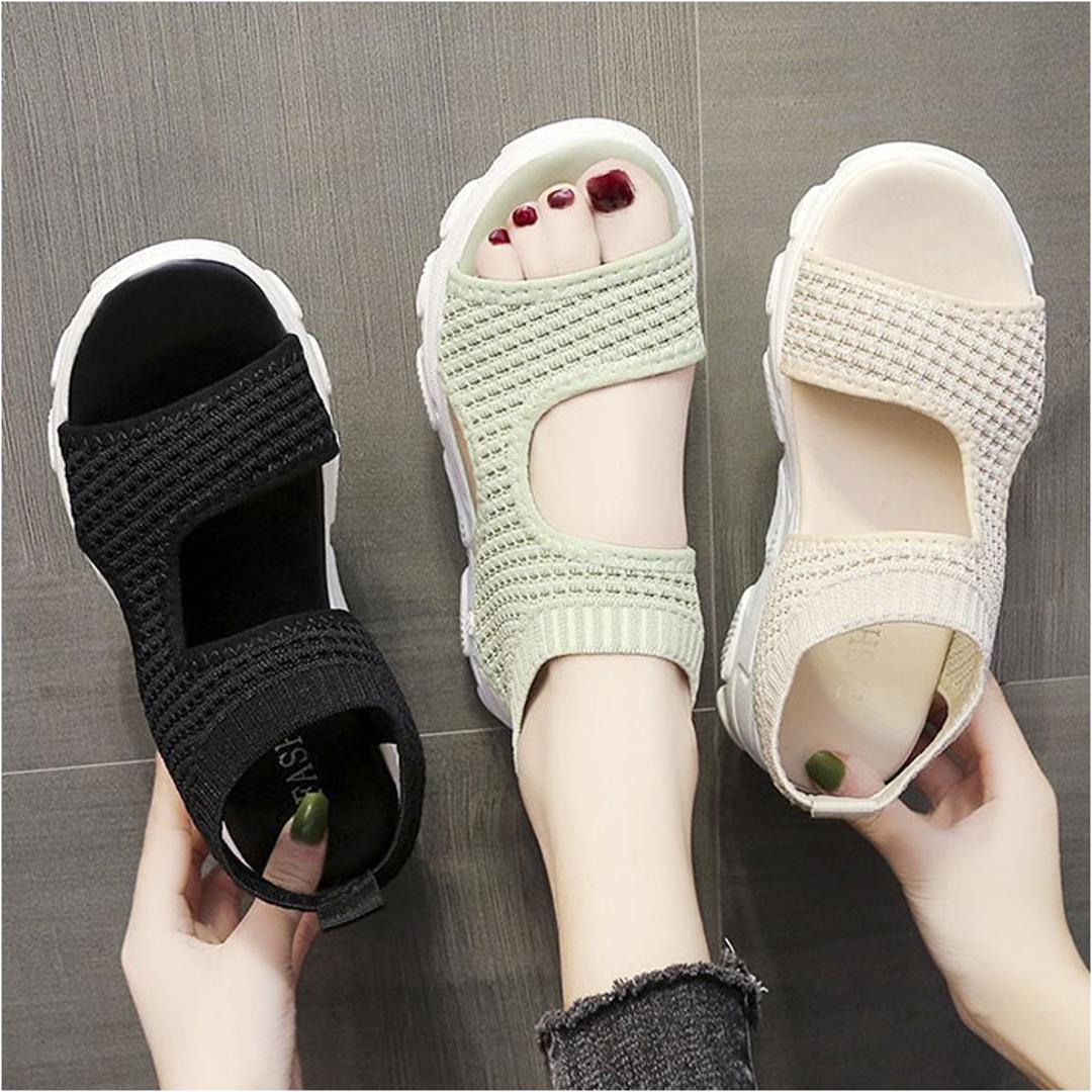 スポーツサンダル 厚底 レディース 通販 サンダル スポサン 厚底サンダル おしゃれ コンフォートサンダル フラットサンダル 靴 くつ クツ かわいい シューズ 夏 スポーツ スポーティ カジュアル アウトドア 婦人靴 疲れにくい 歩きやすい シンプル オシャレ ブラック 【即日発送】35(22.5cm)