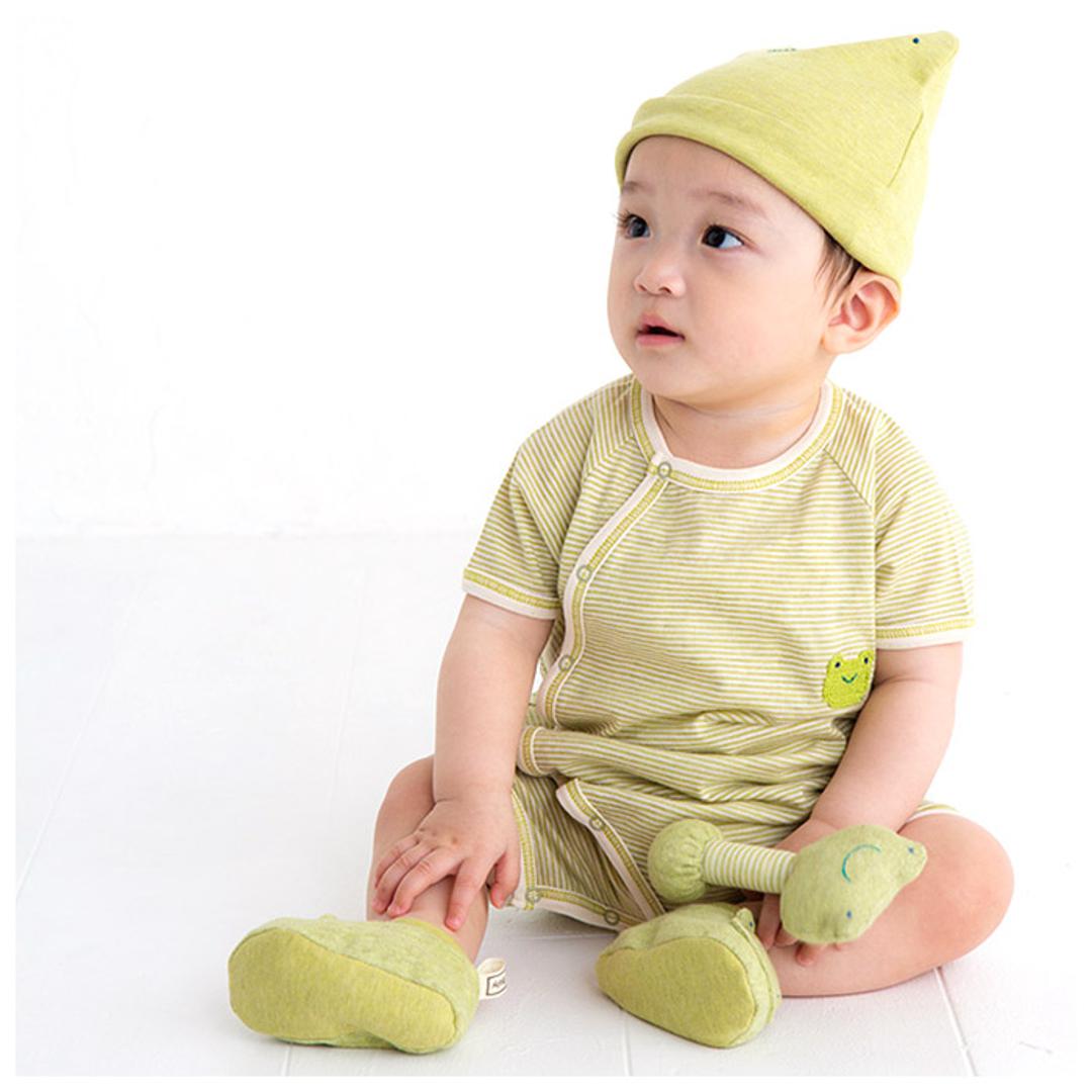 pompkins baby カエル 通販 がらがら ガラガラスティック 鈴入り かえる 蛙 POMPKINS ポプキンズ ハンドメイド オーガニックコットン100% 赤ちゃん 磯企画 ハンドメイド おもちゃ 日本製 出産祝い プレゼント ギフト ベビー用品 ひつじ ・