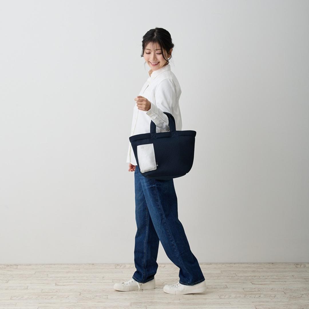 ルートート トートバッグ ROOTOTE 1040 通販 トートバック 手提げバッグ 手提げ袋 手提げかばん 手提げカバン 手提げ鞄 レディース 軽量 軽い 通勤 通学 おしゃれ シンプル 洗える 手洗い 無地 配色 wefer ウエッファ DELI デリ NAVY ・