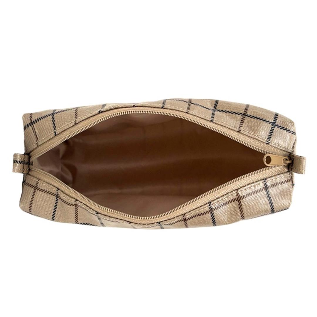 ルートート ラミネート ROOTOTE 3609 通販 ポーチ 化粧ポーチ 小物入れ メイクポーチ コスメポーチ ペンケース レディース 大人 かわいい おしゃれ チェック 撥水 軽量 軽い 旅行 シンプル オシャレ withRoo ウィズルー ウイズルー C-GREEN ・