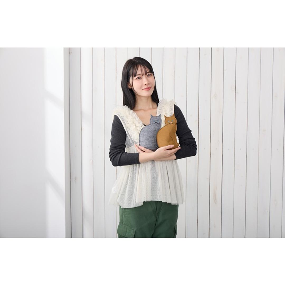 ルートート ROOTOTE ポーチ 3622 通販 ねこ 猫 ネコ 小物入れ コスメポーチ ペンケース メイクポーチ メガネケース レディース おしゃれ かわいい フェルト withROO ウィズルー ウイズルー オスワリネコ インテリア レディースバッグ SHIRO ・