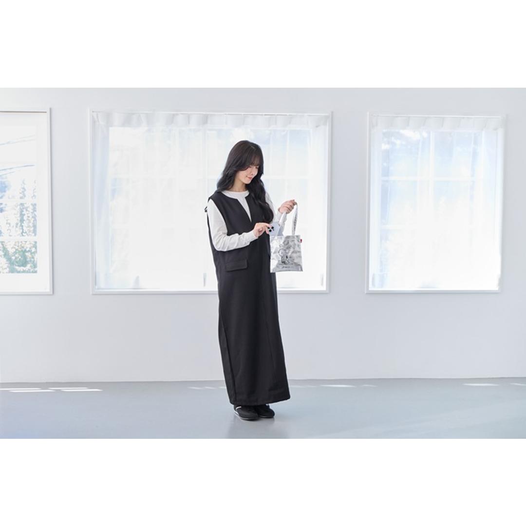 ルートート スヌーピー ROOTOTE 8446 通販 トートバッグ ミニトートバッグ トートバック 手提げバッグ 小さめ 軽量 軽い おしゃれ 上品 きれいめ シンプル 大人 かわいい オシャレ 可愛い babyroo ベビールー レディースバッグ Black ・