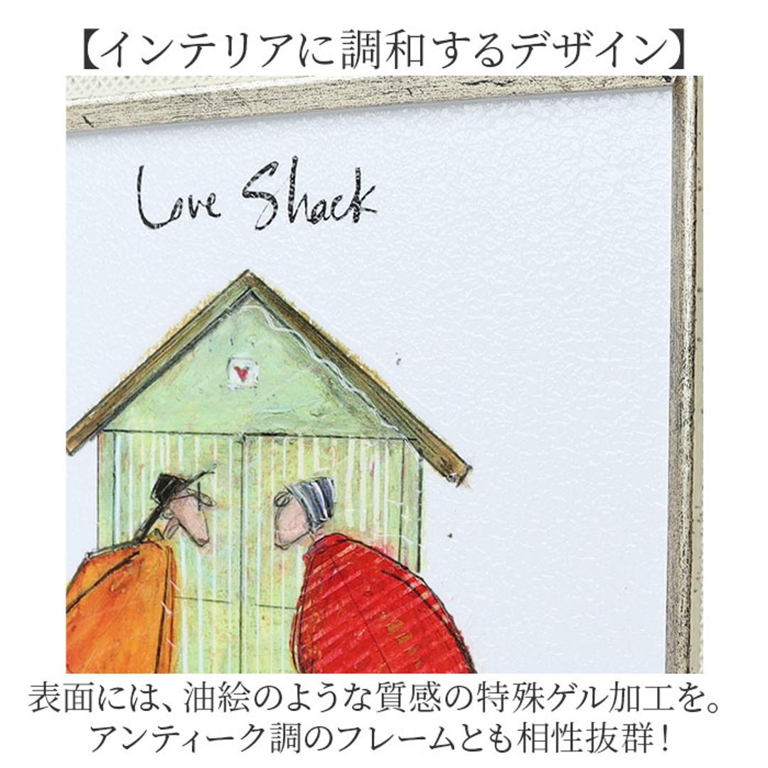 サムトフト 絵画 通販 約24cm × 24cm Sam toft アートフレーム おしゃれ サム トフト アートパネル アートポスター 作品 販売 絵 フレーム アート ポスター 壁掛け インテリア イギリス ポスターフレーム 雑貨 新築祝い リビング 玄関 ついてる日 ・