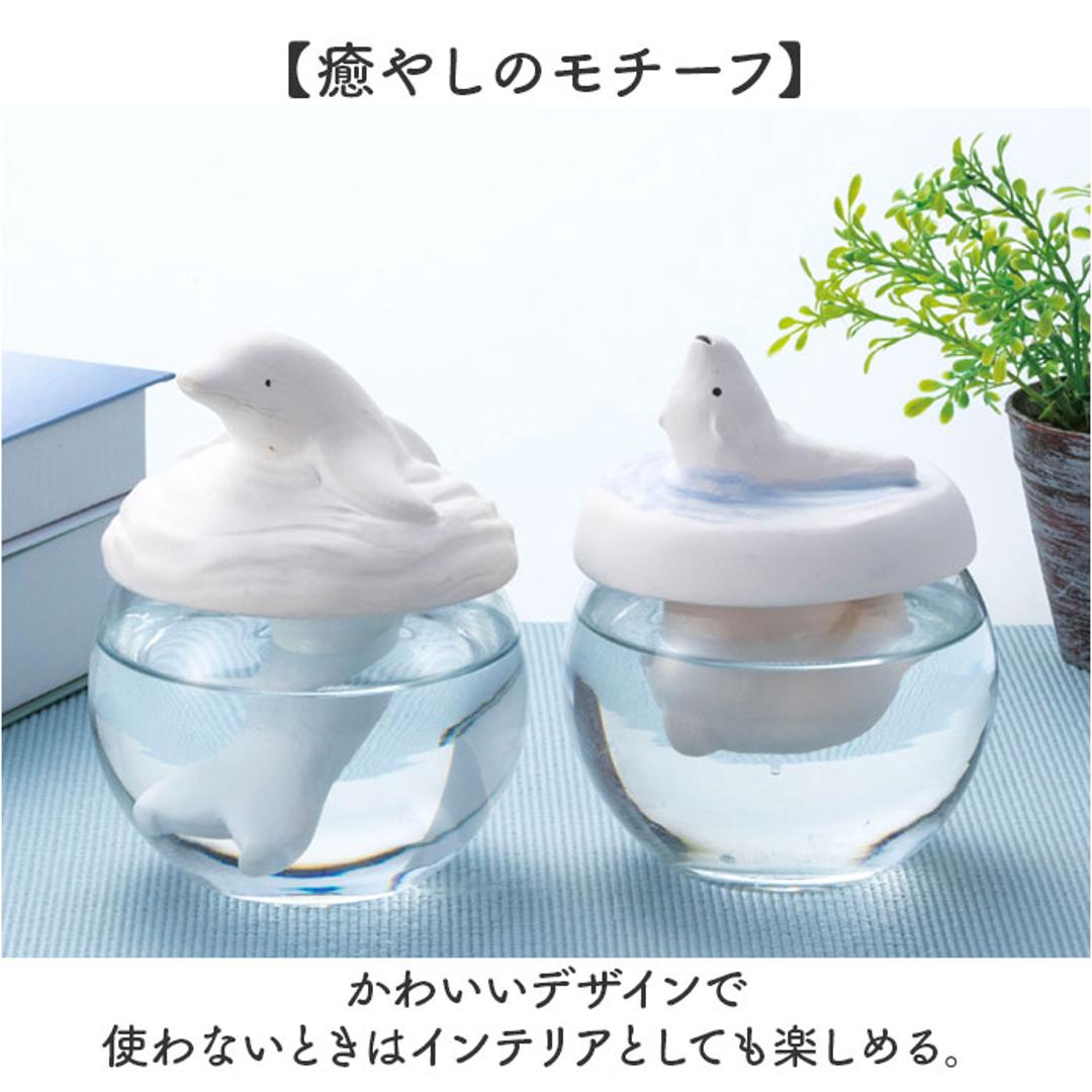 自然気化式加湿器 通販 素焼き 加湿器 自然気化式 加湿 卓上 電源不要 気化式加湿器 気化式 自然加湿 ドーム型 かわいい おしゃれ 可愛い 小型 オフィス デスク 勉強机 アニマル 動物 ナチュラル humidifier 季節 空調 シマエナガ ・