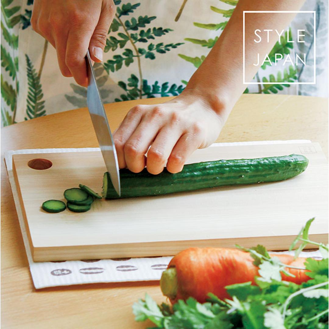 立つまな板 ひのき 通販 日本製 まないた カッティングボード スタンド 木製 おしゃれ 抗菌 薄型 軽量 軽い 四万十ひのき 俎 俎板 真魚板 檜 ヒノキ SJ000014 STYLE JAPAN スタイルジャパン 調理用 調理道具 調理器具 キッチン用品 Mサイズ ・