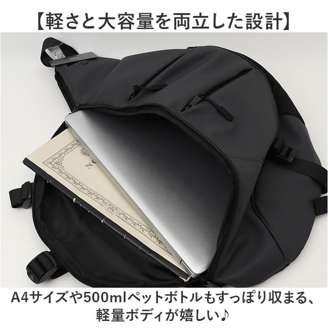 ワンショルダーバッグ 通販 スリングバッグ ボディバッグ バッグ バック 斜めかけバック 斜めかけバッグ 軽い 軽量 コンパクト ファスナー 男女兼用 ショルダー アウトドア はっ水 撥水 メンズ 男性 レディース 旅行 トラベル ギフト 贈り物 BLACK ・