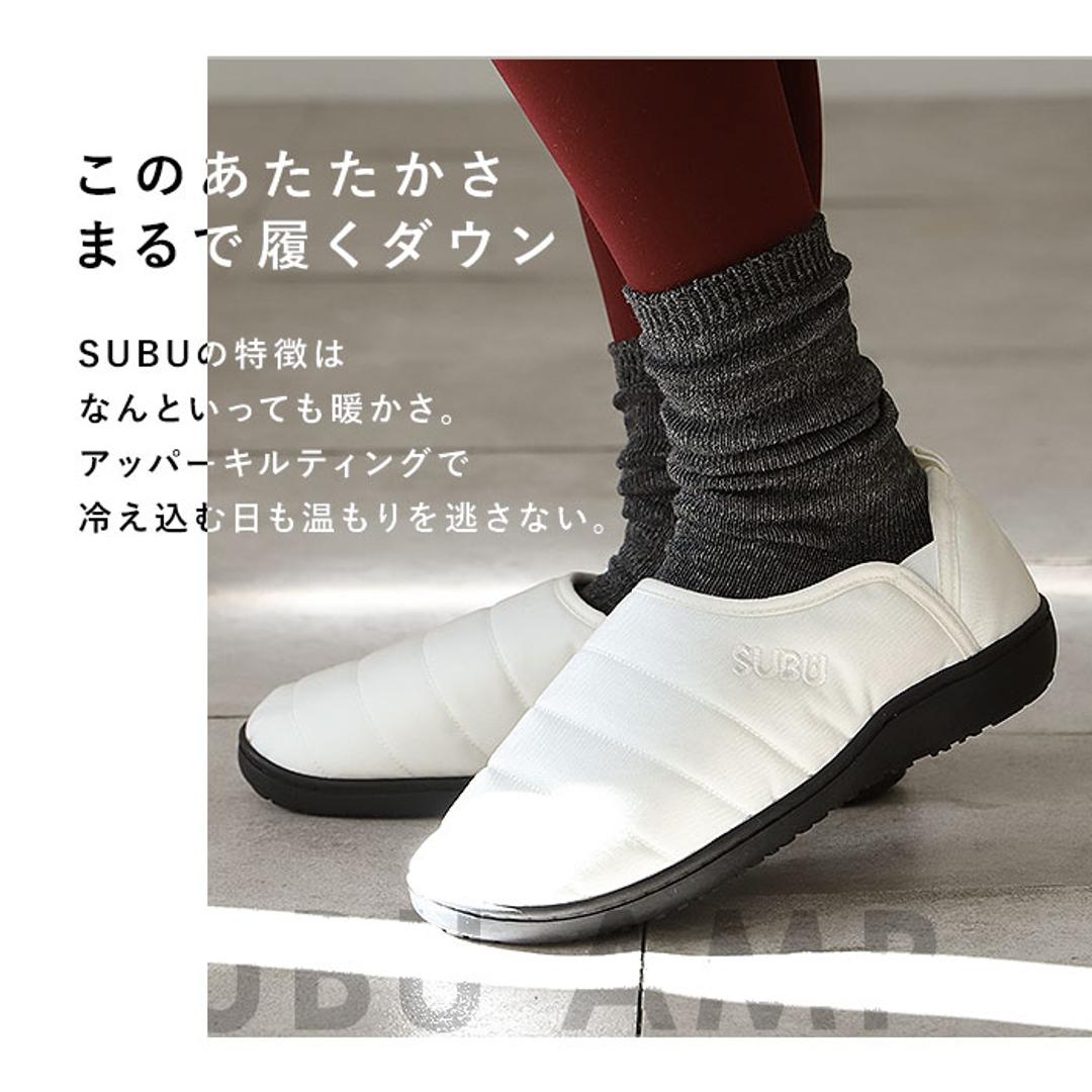SUBU スブ サンダル 冬 通販 冬用サンダル 暖かいサンダル スリッポン 外履き かかとあり 起毛加工 クッション 暖か 暖かい 軽い 軽量 冬用 キルティング amp スブアンプ レディース メンズ ユニセックス 男女兼用 オフィス おしゃれ モノブラック 【即日発送】22-23.5cm
