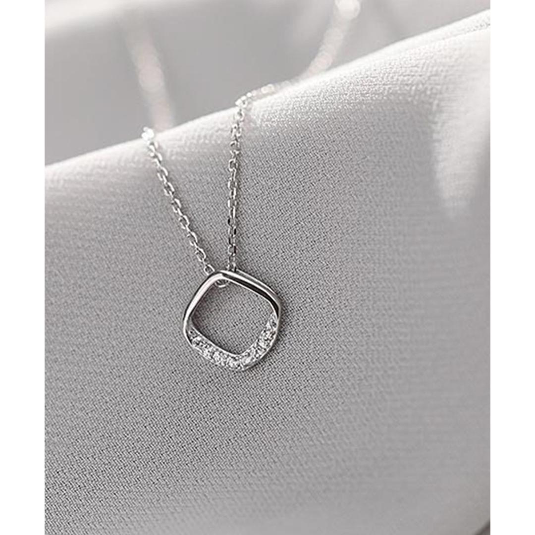 ネックレス レディース 通販 ダイヤモンドハーツ nec-0120 Diamond Hearts アクセサリー ビジューネックレス 女性 誕生日 彼女 シンプル おしゃれ かわいい ギフト プレゼント カジュアル プチプラ 10代 20代 30代 シルバー ・