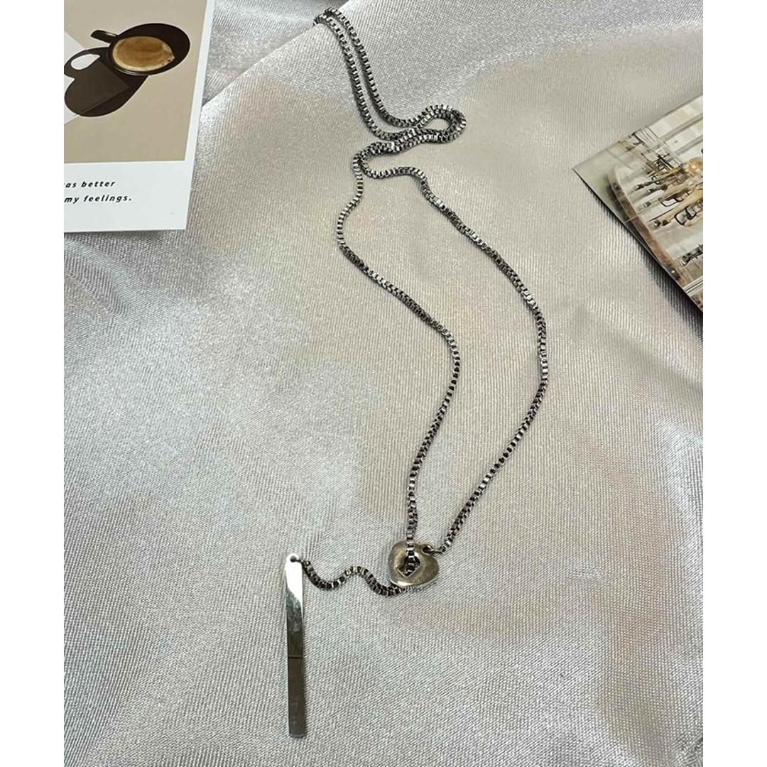 ネックレス レディース シンプル 通販 ペンダント Y字 ループネックレス レディースジュエリー レディースアクセサリー 大人 かわいい おしゃれ 可愛い オシャレ 大人っぽい カジュアル Diamond Hearts ダイヤモンドハーツ nec-023 シルバー ・