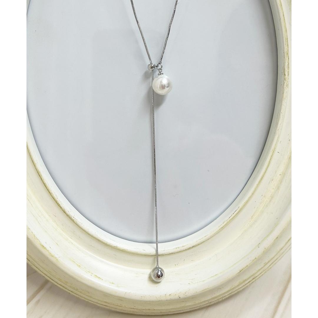 ネックレス レディース シンプル 通販 ペンダント 首飾り アクセサリー ジュエリー パール 真珠 大人 かわいい おしゃれ 可愛い オシャレ 女性 パールループタイネックレス nec-065 ダイヤモンドハーツ Diamond Hearts ゴールド ・