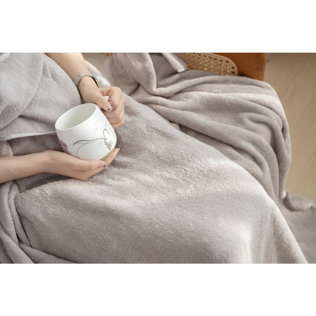 タオルケット 綿100% シングル 通販 コットンタオルケット ケット 大判タオルケット 毛布 布団 ふとん 大判 ブランケット ひざ掛け 膝掛け 膝掛 寝具 寝室 オールシーズン 車内 リビング キャンプ アウトドア お昼寝 昼寝 インテリア ラテベージュ ・