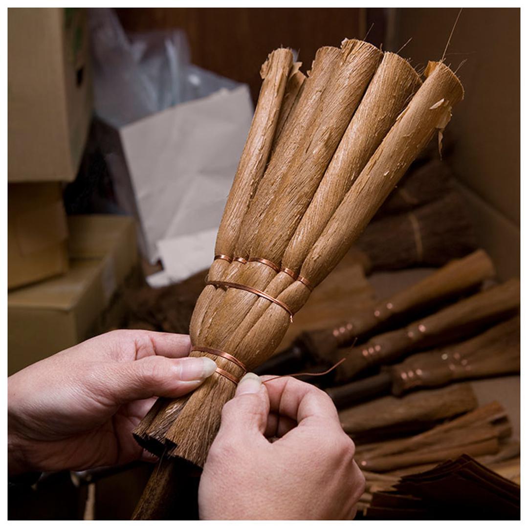 ほうき ちりとり セット おしゃれ 通販 ミニ ちょこっとお掃除セット 小さめ 箒 ホウキ 室内 セット 一式 卓上 テーブルほうき 棕櫚ほうき シュロ 柿渋塗り チリトリ 塵取り 室内ほうき TU7600 掃除用具 掃除用品 4点セット ・