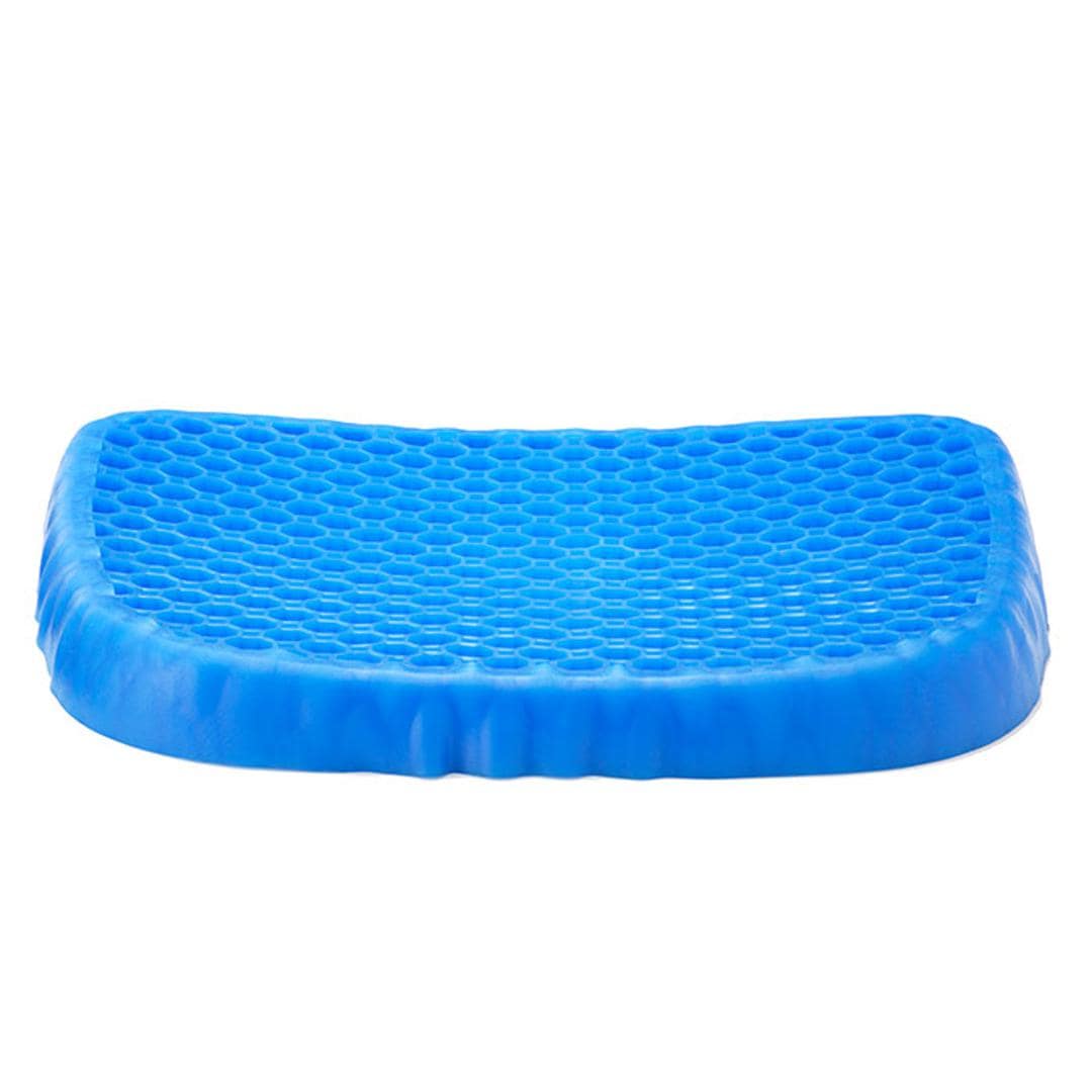 ゲルマット 通販 クッション マット ハニカム構造 体圧分散 ゲル 快適 疲れにくい 取り外し可能 カバー付き 滑り止め 蒸れにくい デスクワーク 在宅勤務 長時間 座り仕事 ブラック ・