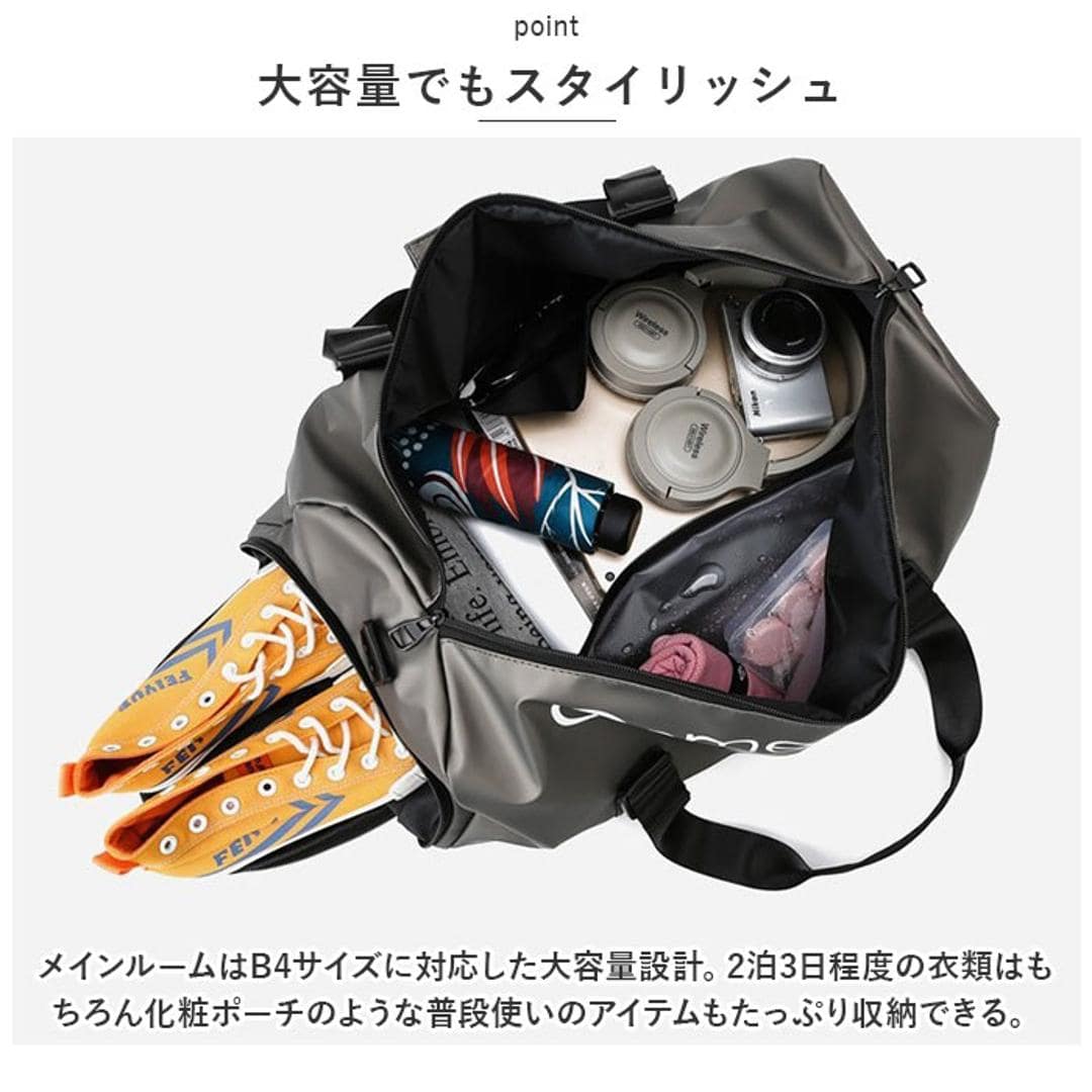 ボストンバッグ レディース 旅行 軽量 通販 ボストンバック ジムバッグ ボストン バッグ 機内持ち込み 修学旅行 高校生 小学生 男子 女の子 女子 メンズ 2way ショルダー 斜めがけ 靴入れ 大容量 撥水 プール ジム キャリーオン レディースバッグ ピンク ・