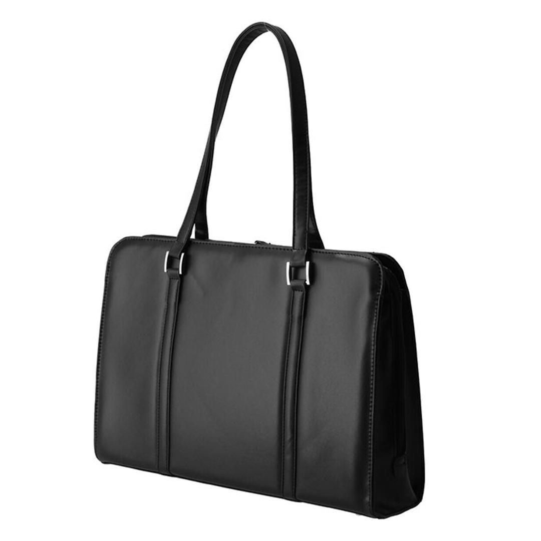 ビジネスバッグ レディース 軽量 通販 A4 トート バッグ 通勤 就活 バッグ 鞄 カバン ボトル 500ml ブラック リクルート 肩掛け 仕事 書類 雑誌 CIEL CLAIR 89113 ブランド バック ブラック ・