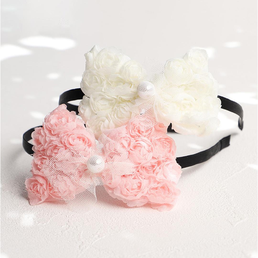 RORA カチューシャ 細め 通販 ローラ ミア ヘッドドレス ヘアアクセサリー 髪飾り キッズ 子供 子ども こども 女の子 女子 リボン 花 お花 フォーマル おしゃれ かわいい 入園式 卒園式 入学式 卒業式 発表会 結婚式 キッズファッション ピンク ・