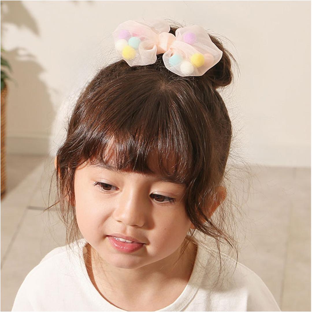 RORA ヘアゴム 通販 ローラ ドロシー 髪ゴム ヘアアクセサリー 髪飾り キッズ 子供 子ども こども 女の子 女子 リボン ポンポン かわいい おしゃれ カジュアル フォーマル 入園式 卒園式 入学式 卒業式 結婚式 発表会 キッズファッション ホワイト ・