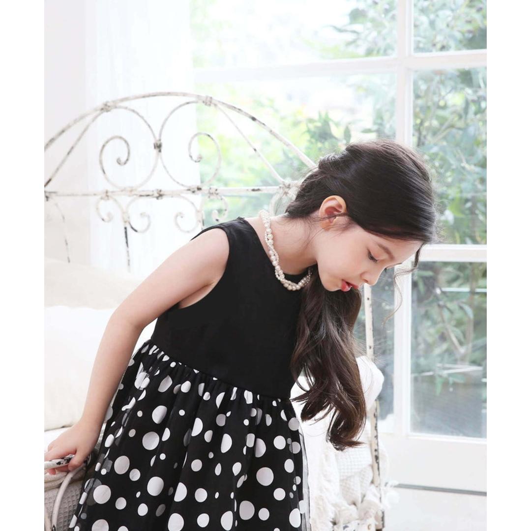 Rora ネックレス キッズ 通販 エリアン パール2連 パールネックレス 首飾り アクセサリー チョーカー パール 女の子 子供 子ども こども フォーマル 大人っぽい 上品 卒園式 入学式 七五三 誕生日 結婚式 パーティー ピアノ発表会 キッズファッション ネックレス フリー