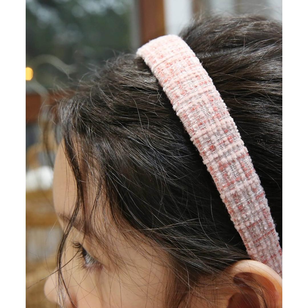 Rora カチューシャ 通販 ツイード 58532202 髪飾り ヘッドドレス 子供 女の子 フォーマル 可愛い おしゃれ 発表会 入園式 卒園式 入学式 子ども用アクセサリー ヘアアレンジ ヘアーアクセサリー ヘアアクセサリー キッズファッション ブルー フリー