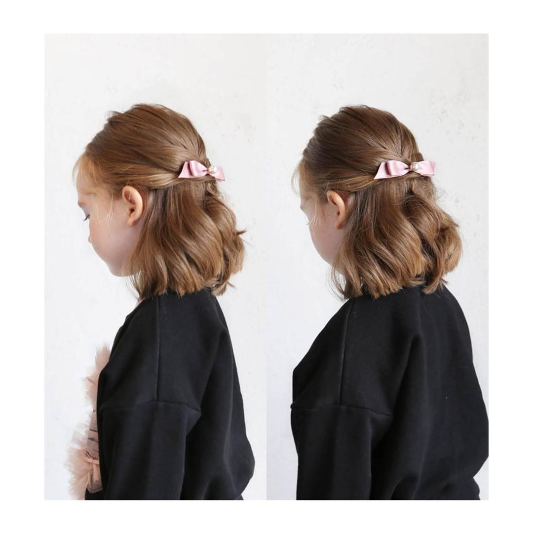 ヘアクリップ 大きめ リボン 通販 ヘア クリップ ヘアピン 髪飾り 髪留め キッズ 女の子 子供 子ども こども おしゃれ かわいい 可愛い 卒園式 入学式 ピアノ発表会 七五三 結婚式 パール ヘアアレンジ ヘアアクセサリー キッズファッション ブラック フリー