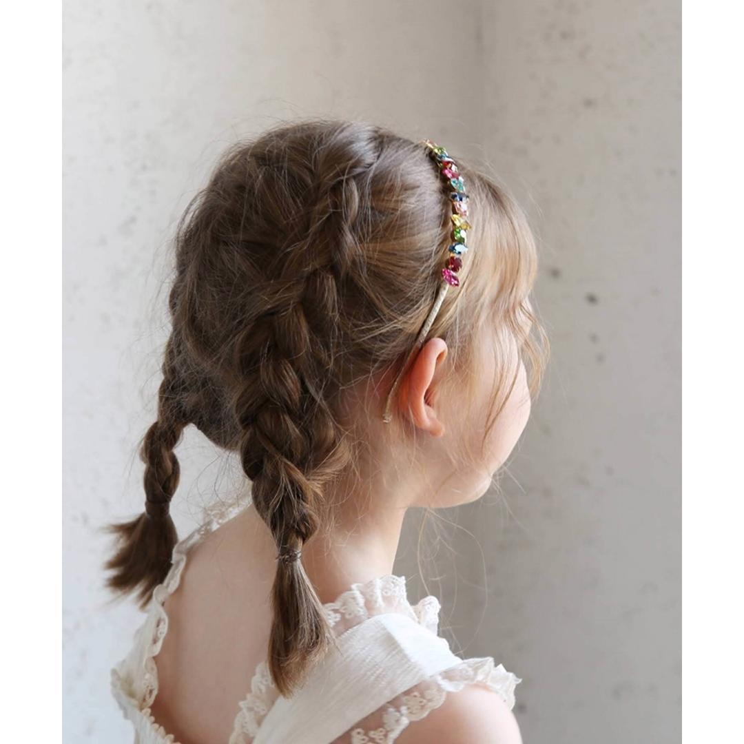 Rora カチューシャ 通販 ビジュー キラキラ 68672302 髪飾り ヘッドドレス 子供 女の子 フォーマル 可愛い おしゃれ 発表会 入園式 卒園式 入学式 子ども用アクセサリー ヘアアレンジ ヘアーアクセサリー ヘアアクセサリー キッズファッション カラフル フリー