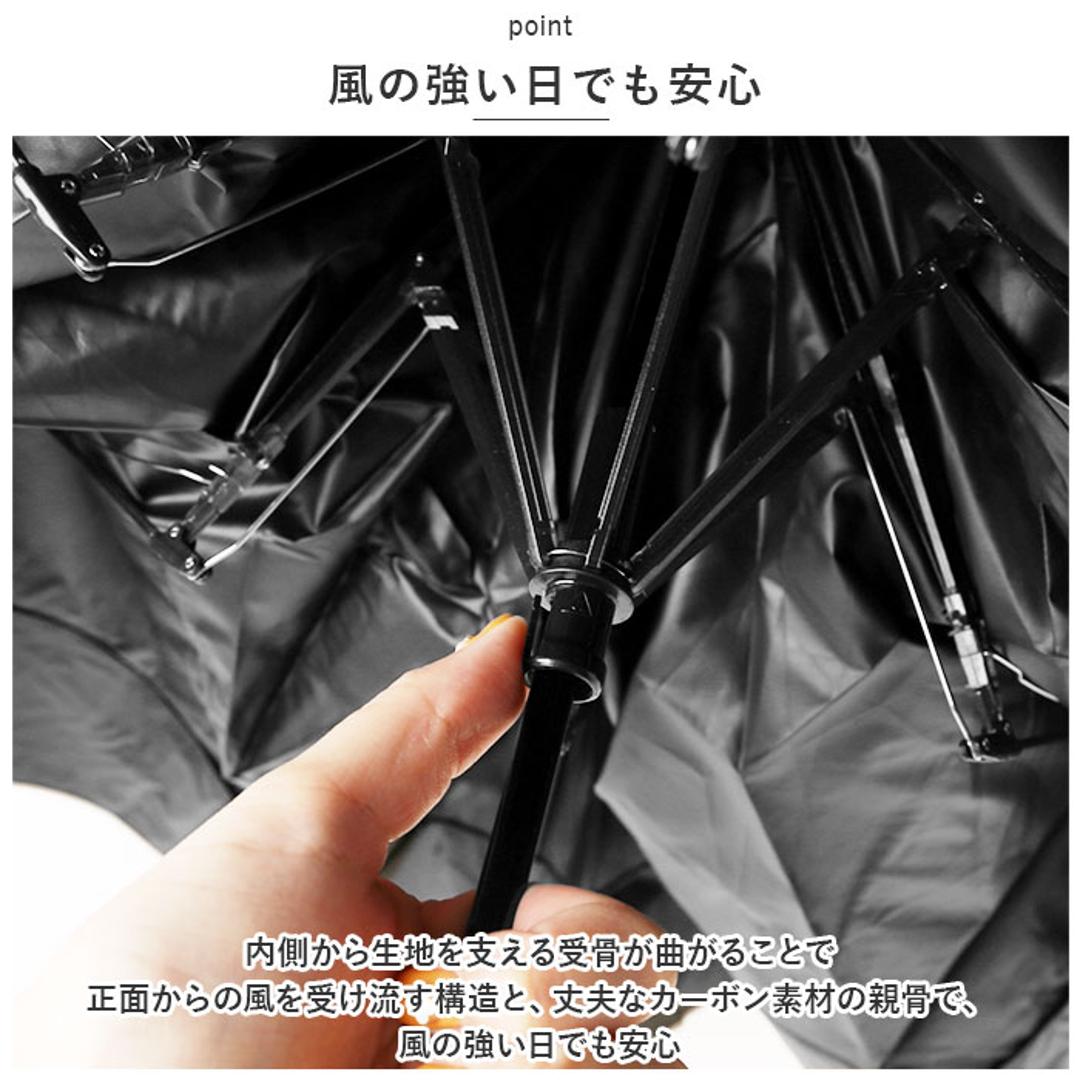 ビコーズ 傘 because 通販 折りたたみ傘 日傘 遮光 晴雨兼用傘 折り畳み傘 晴雨兼用 UVカット 手開き 55cm 55センチ 大きめ ラージ おしゃれ シンプル 大人 かわいい 通勤 通学 女性 女の子 PUコーティング ブラックコーティング プレーンカラー/アイボリー ・