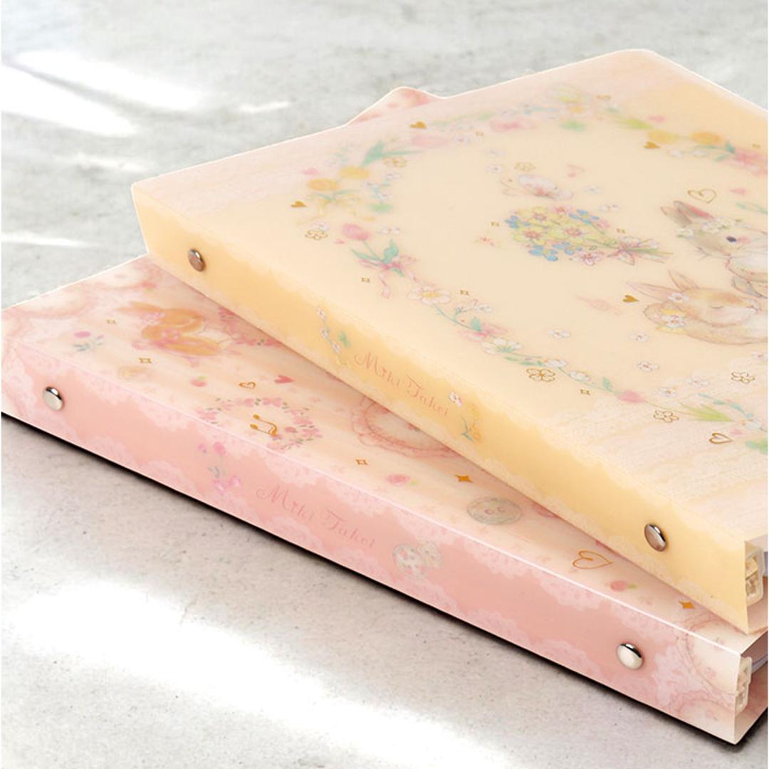 クローズピン バインダーノート 通販 ルーズリーフバインダー ルーズリーフ かわいい 可愛い バインダー ノート 文房具 文具 女性 女子 ファイリング ステーショナリー 小学生 中学生 高校生 大人 キュート 女の子 ギフト 贈りもの チュチュプリンセス(たけいみき) ・