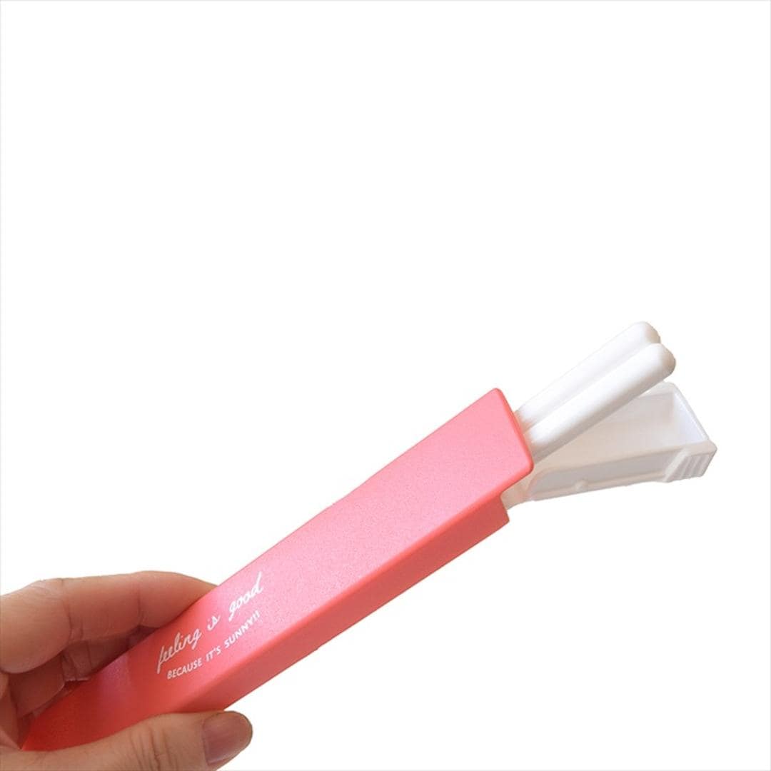 お弁当 箸セット 通販 日本製 お箸セット 箸 セット お弁当用 カトラリーセット ランチ 弁当用箸 携帯用箸 お箸 18cm ケース付き スライドケース カトラリー 大人 高校生 中学生 おしゃれ かわいい 弁当用カトラリー 携帯用カトラリー 食器 ピンク ・